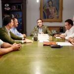 Conrado Íscar se reúne con los alcaldes cuyos municipios han sido perjudicados por las tormentas