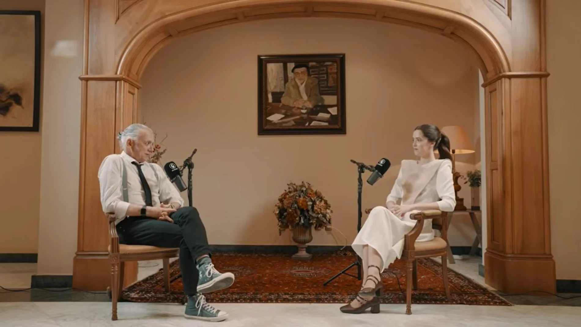 Juan Ramón Lucas e Inés de Robles