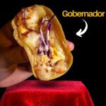 Taco Gobernador del restaurante Princesa Maya.