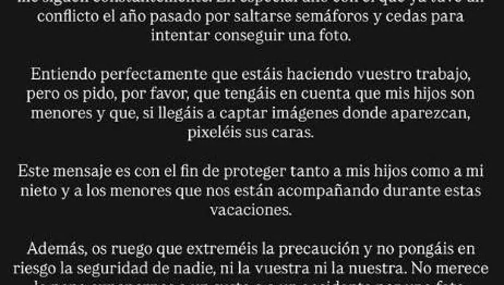 Comunicado de Mar Flores