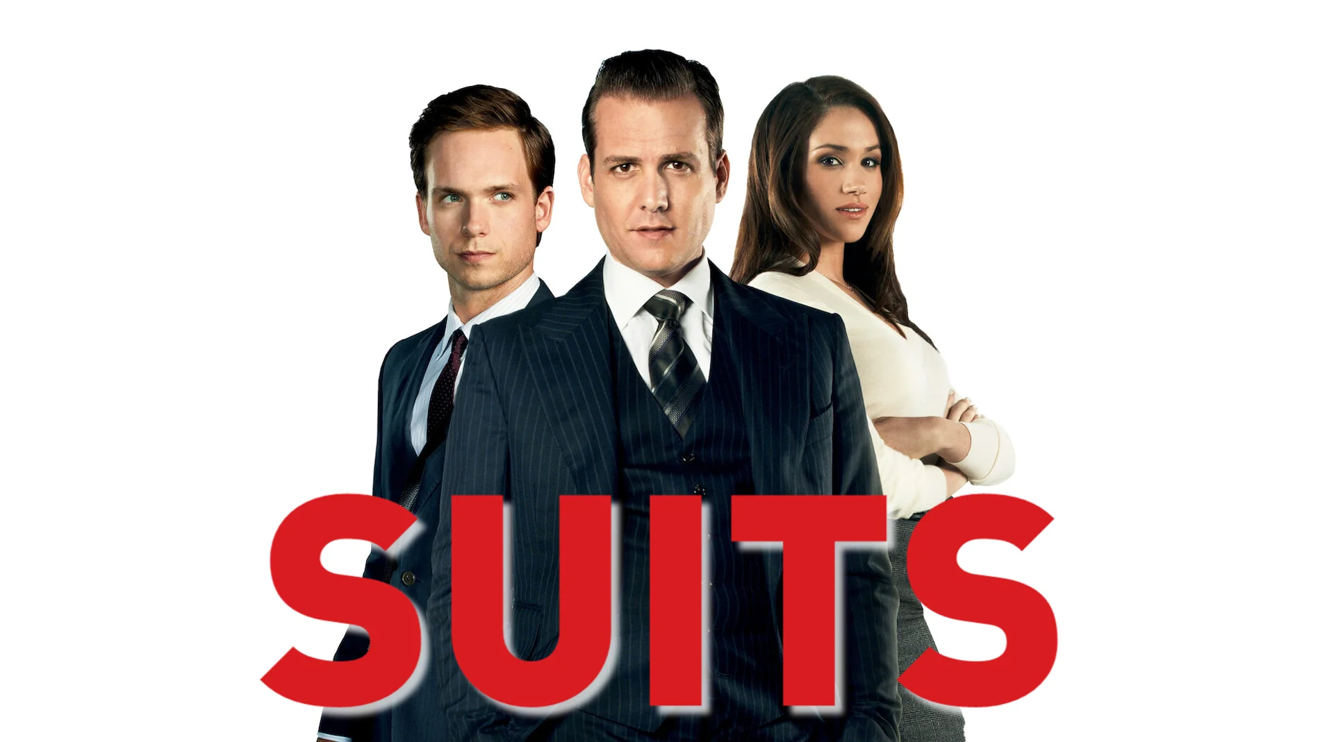 Patrick J. Adams, Gabriel Macht y Meghan Markle son los protagonistas de 'Suits'