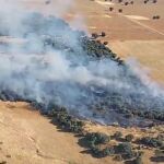 Incendio en Calera y Chozas (Toledo)