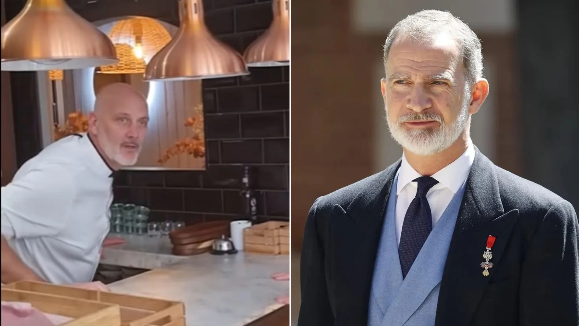 El Rey entra a un restaurante de Madrid y el chef no da crédito: "No sabía si debía tener algo"