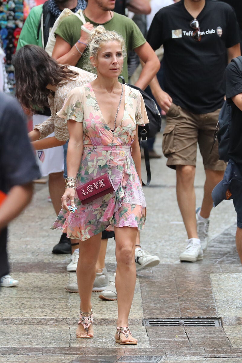 Elsa Pataky con vestido bohemio.