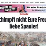 La portada del periódico alemán Bild