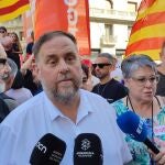 El presidente de ERC, Oriol Junqueras