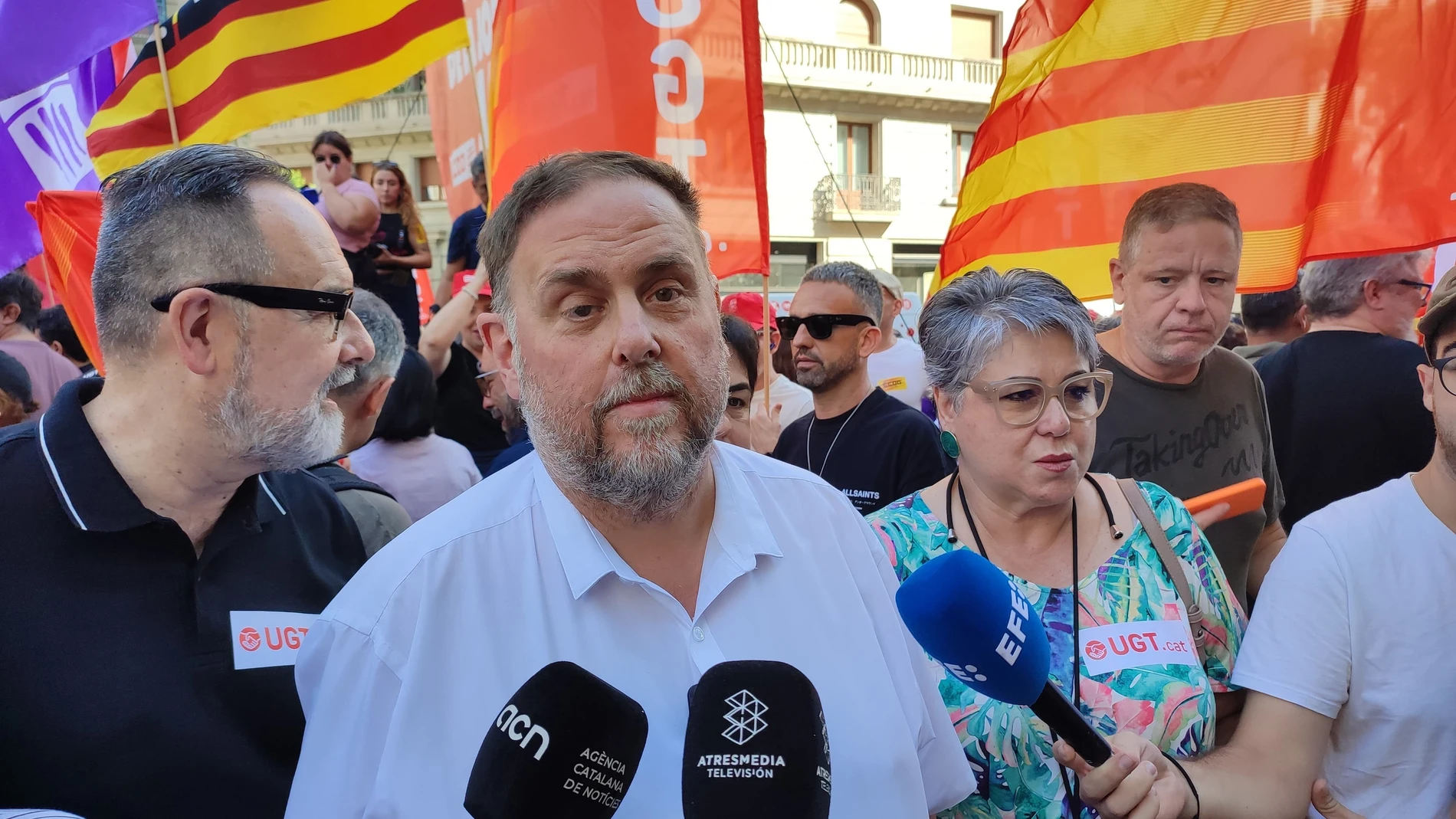 El presidente de ERC, Oriol Junqueras EUROPA PRESS 16/07/2025