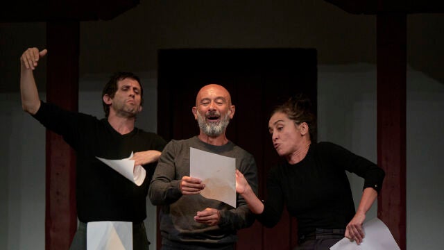 La compañía Chapitô el pasado fin de semana, en el Corral de Comedias de Almagro