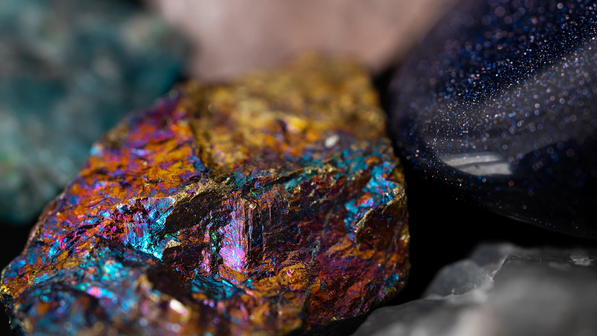 Piedras fluorescentes