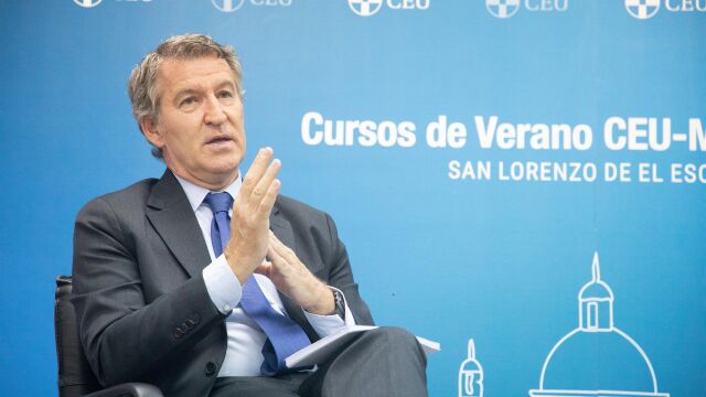 MURCIA.-Feijóo defiende "mejorar" las leyes: "Un inmigrante irregular que delinque tiene que ser deportado de forma inmediata"