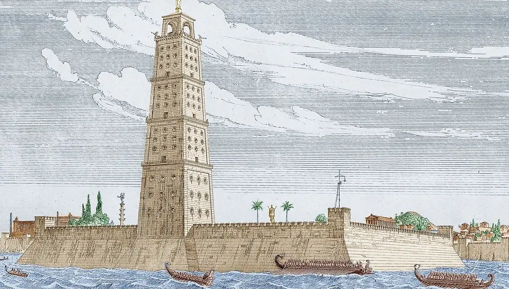 Faro de Alejandría en la Antigüedad
