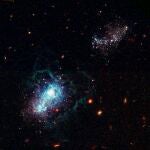 La galaxia IZw18 captada por el Hubble, ACS y WFPC2 - NASA, ESA, Y. IZOTOV Y T. THUAN