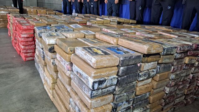 Interior registra una subida de incautaciones de cocaína en 2024 y una caída del hachís "a niveles más bajos en 20 años"