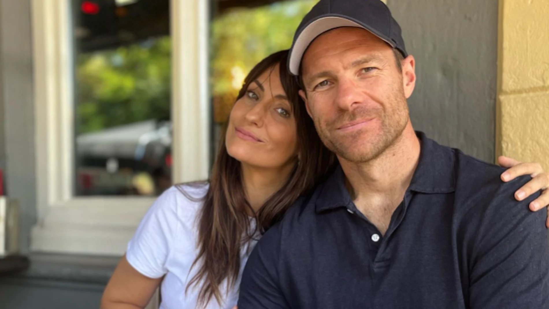 Xabi Alonso y Nagore Aramburu