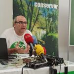 Isidoro Albarreal en su rueda de prensa de balance del juicio por la adjudicación de la mina de Aznalcóllar
