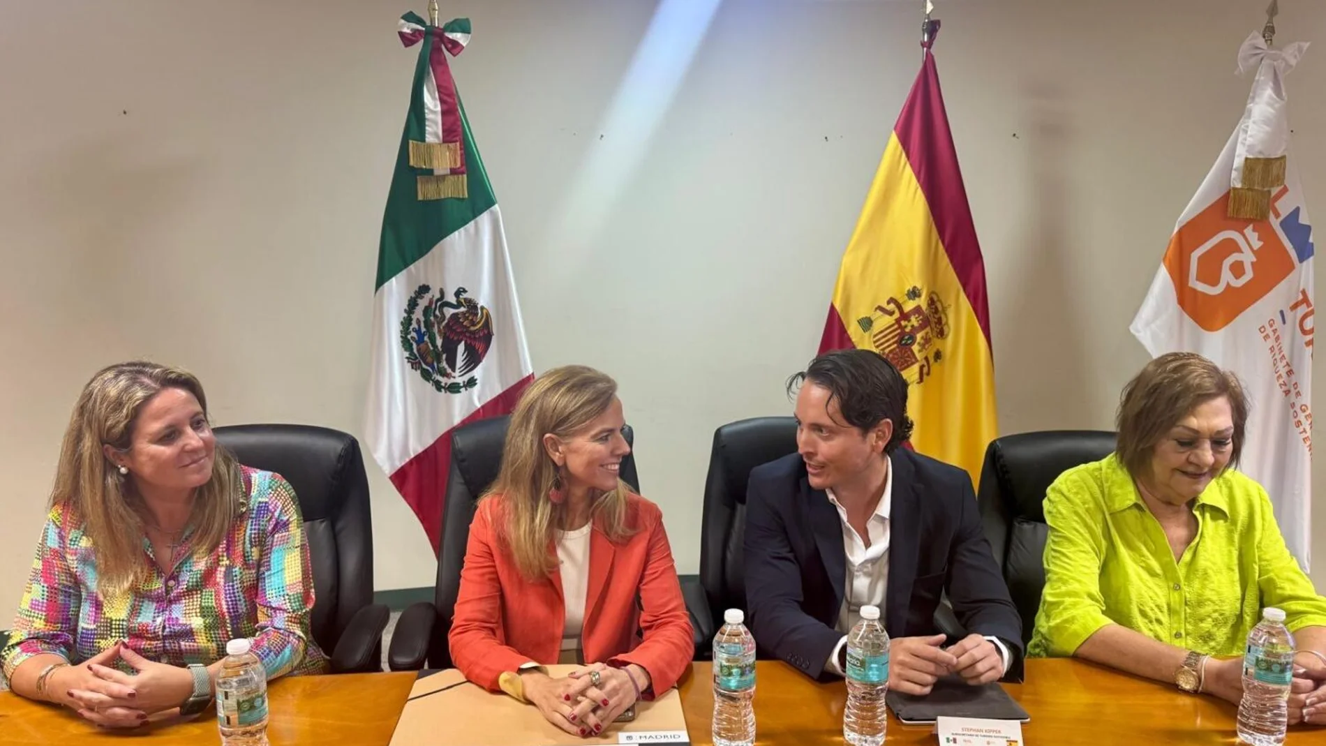 La concejala delegada de Turismo, Almudena Maíllo, durante el viaje de promoción turística de la ciudad de Madrid en México