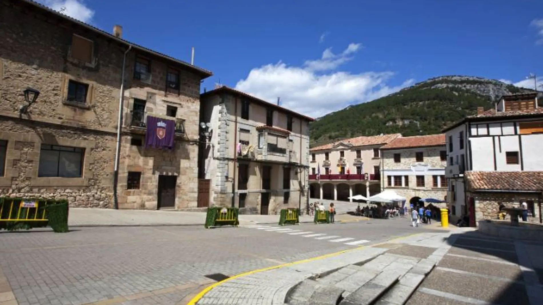 Calles de Oña, en la provincia de Burgos