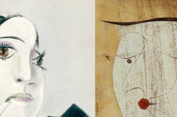 Retratos de Picasso y Klee