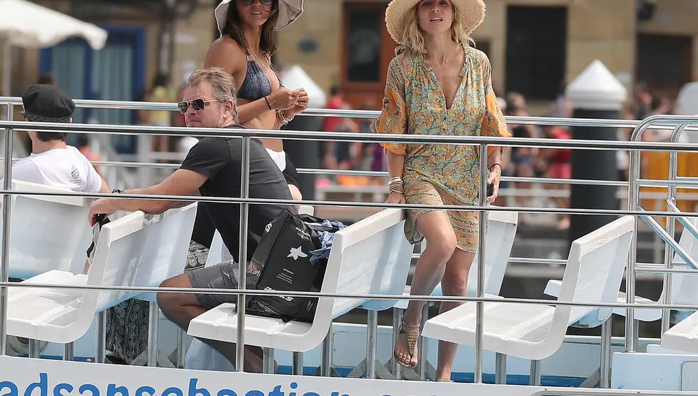 Elsa Pataky con caftán.