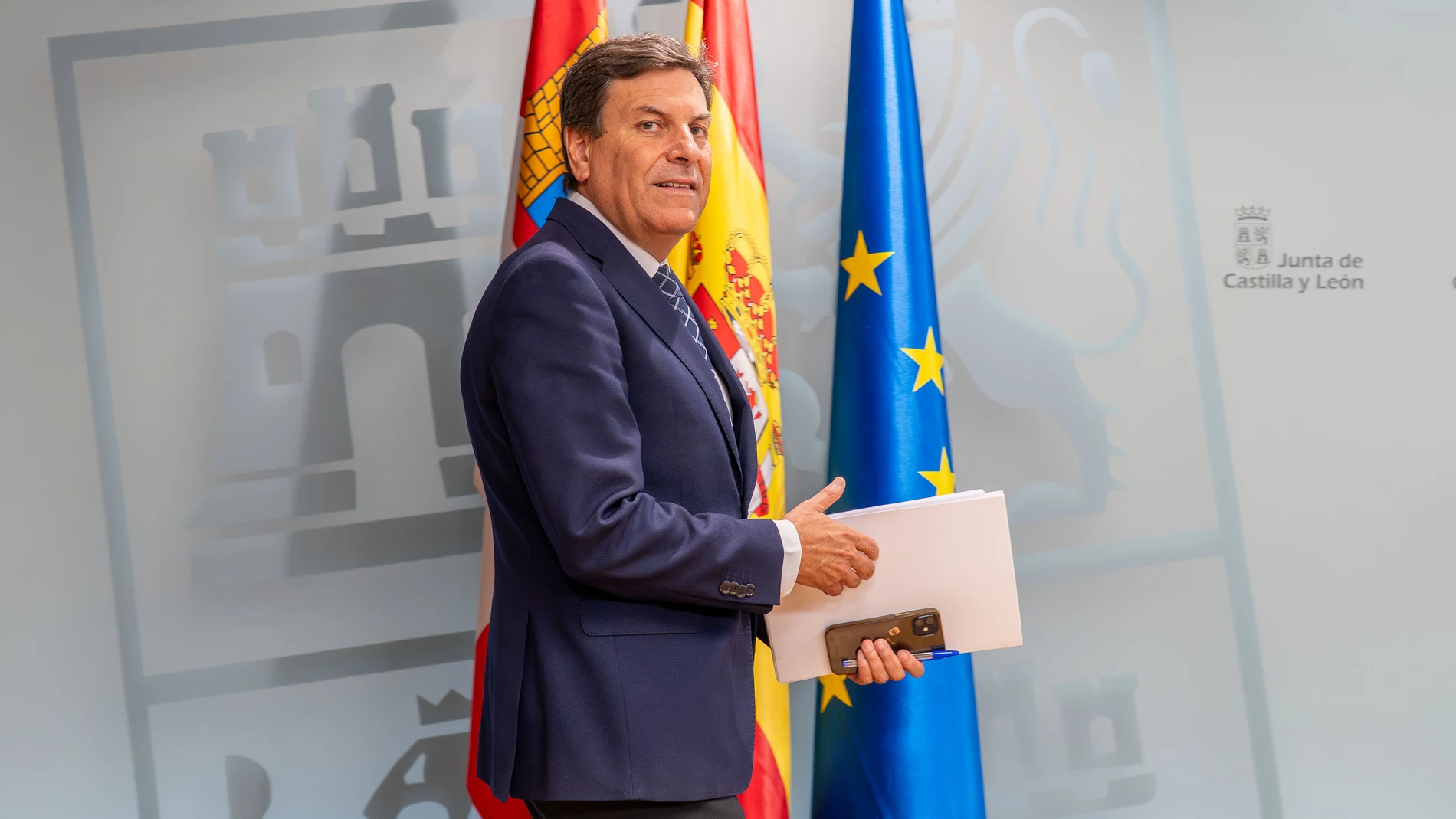 El portavoz de la Junta, Carlos Fernández Carriedo