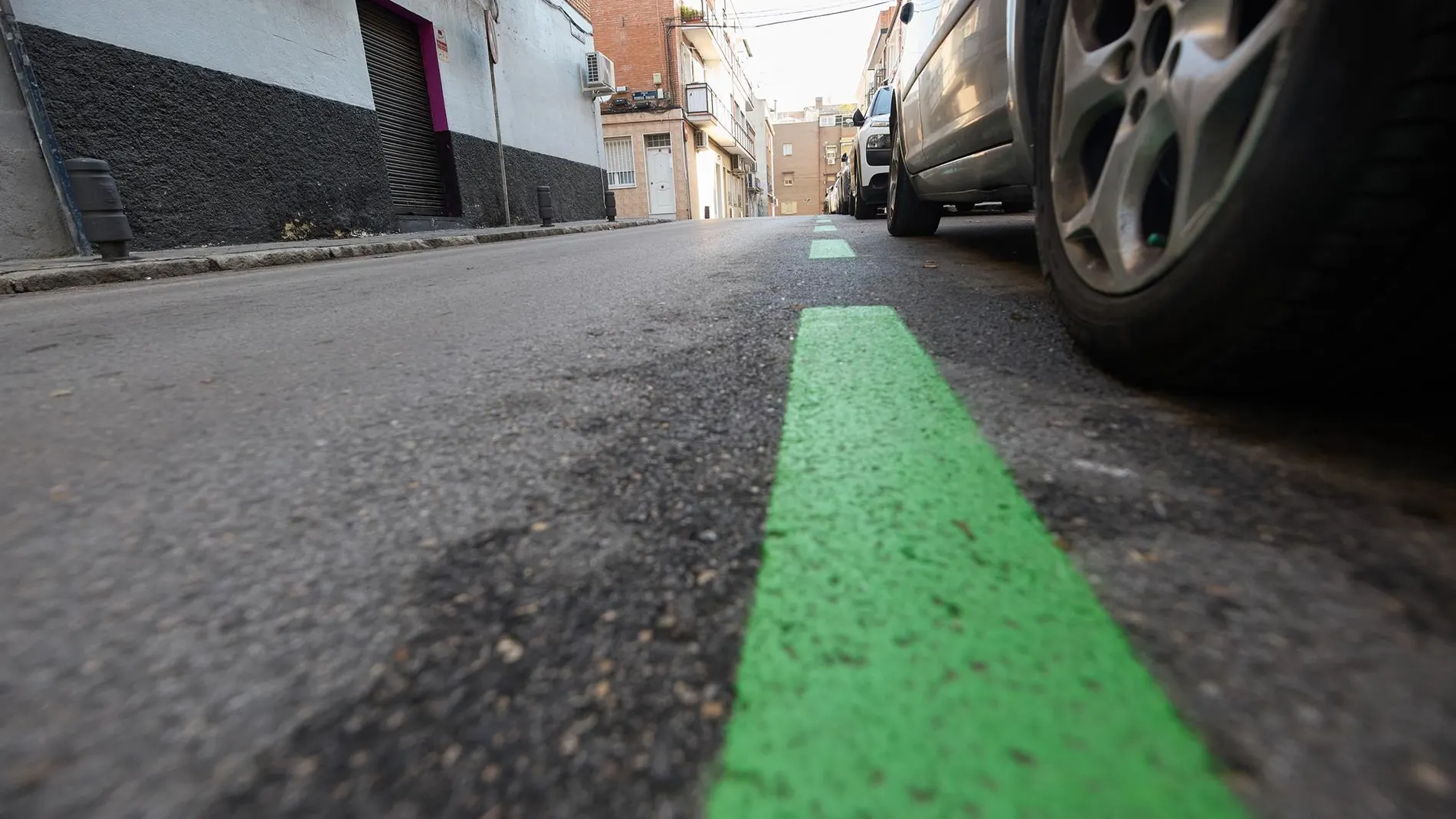MADRID.-El barrio de Comillas, en Carabanchel, estrena el próximo lunes la zona SER con 2.186 plazas de aparcamiento reguladas
