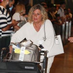 Terelu Campos regresa a España tras sus vacaciones en República Dominicana
