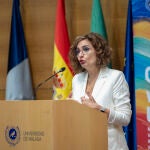 María Jesús Montero ofrece una clase magistral titulada 'Políticas económicas que transforman. Hechos frente a dogmas' en UMA