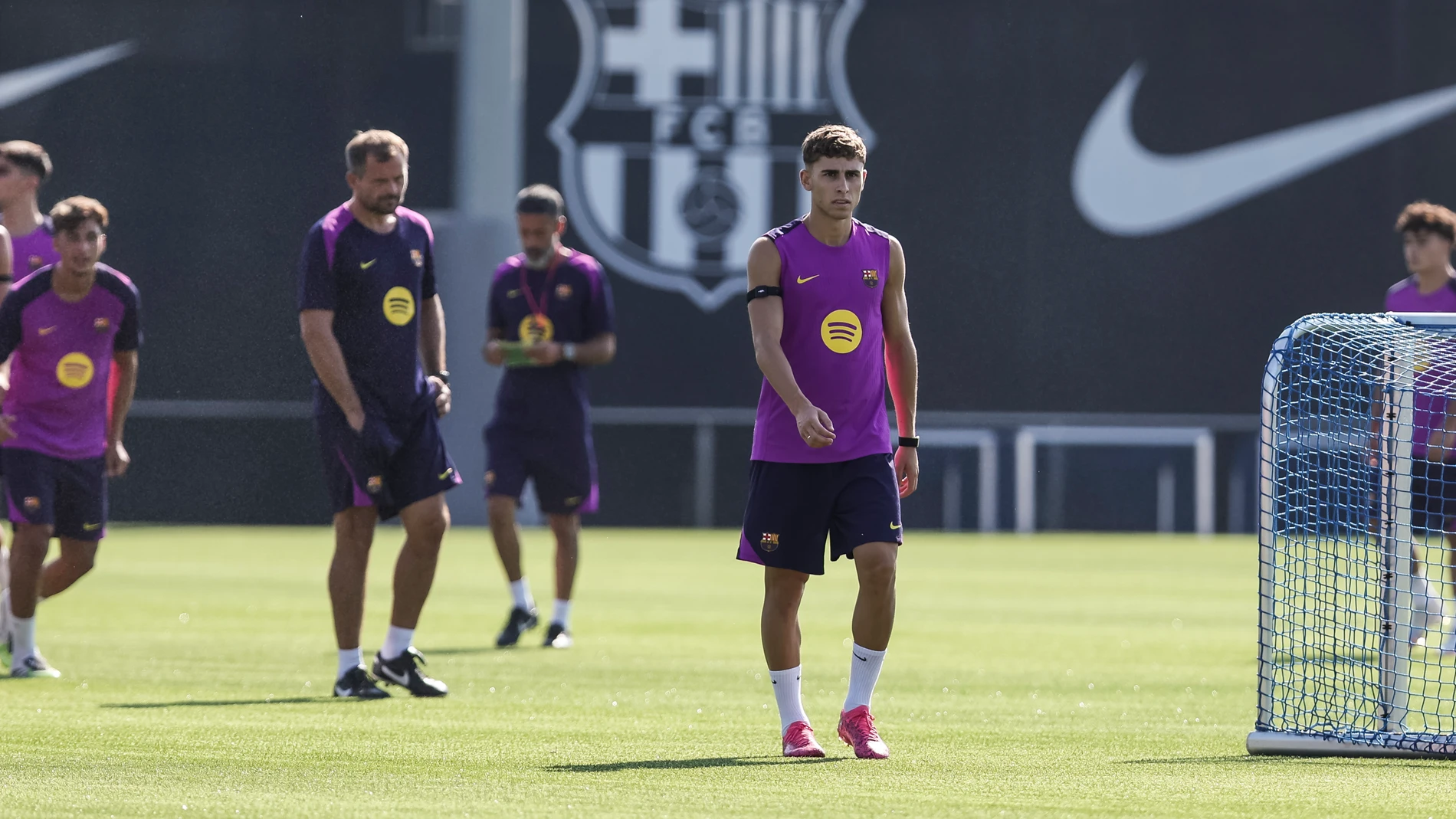 Fermin Lopez during FC Barcelona preseason training day at the Ciudad Esportiva Joan Gamper on July 17, 2025 in Sant Joan Despi, Barcelona, Spain. AFP7 17/07/2025 ONLY FOR USE IN SPAIN