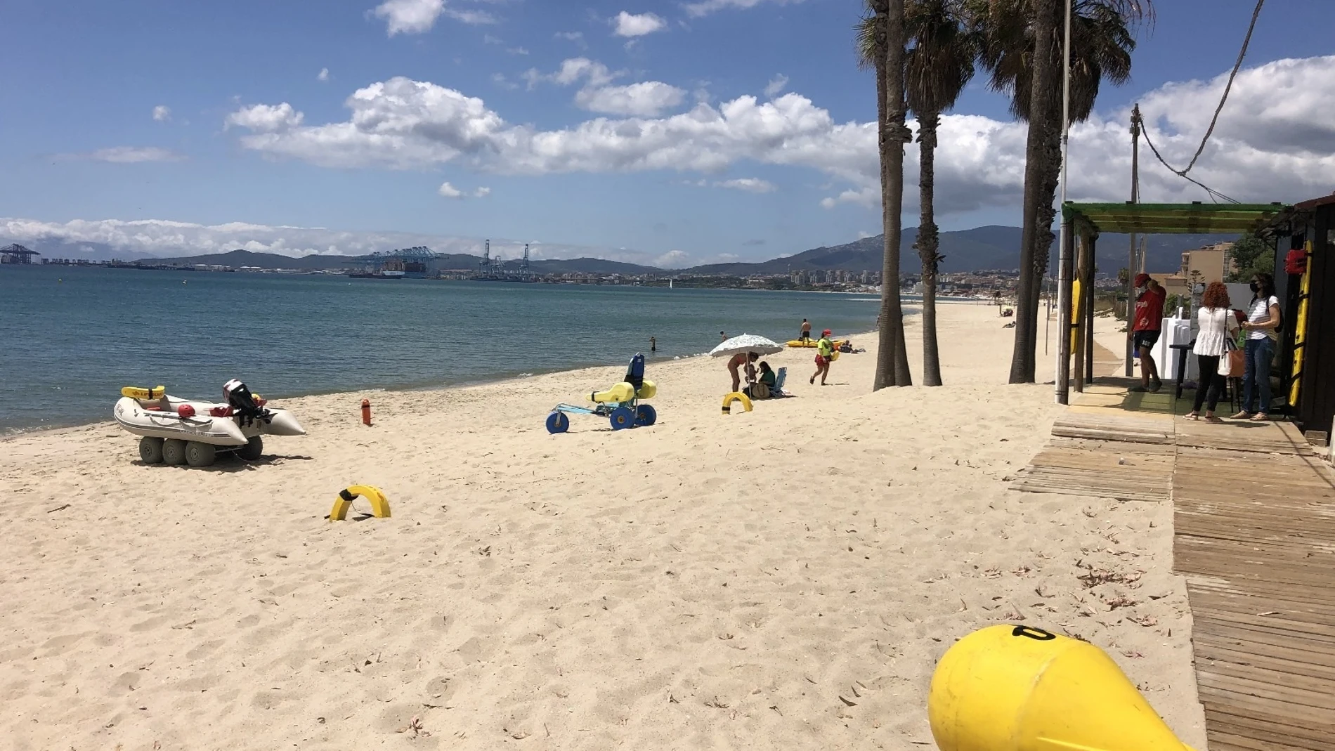 Playa de Palmones en Los Barrios (Cádiz)