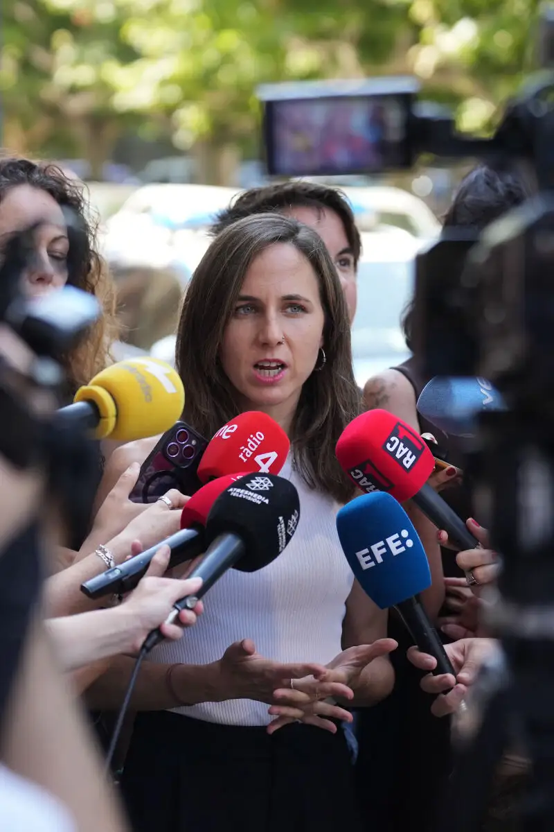 Ione Belarra ofrece declaraciones sobre actualidad política en Barcelona