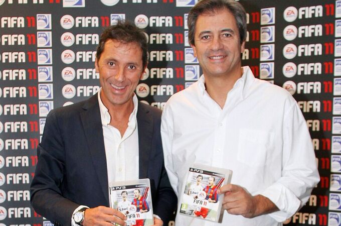 Manolo Lama explica cómo grababa con Paco González los comentarios para el videojuego FIFA