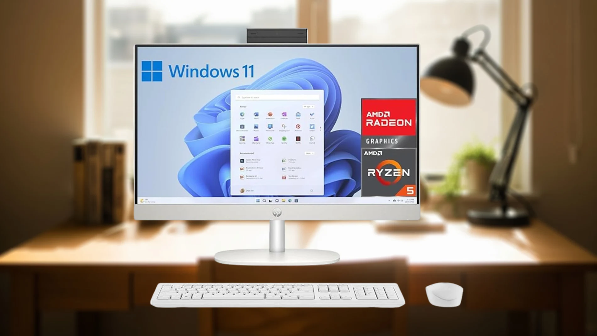 El HP All-in-One 27-cr0007ss viene con Windows 11
