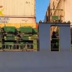 Cádiz.- Sucesos.- Intervenidos 1.300 kilos de cocaína en un portacontenedores en aguas de la Bahía de Cádiz