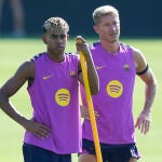 Entrenamiento primer equipo del FC Barcelona