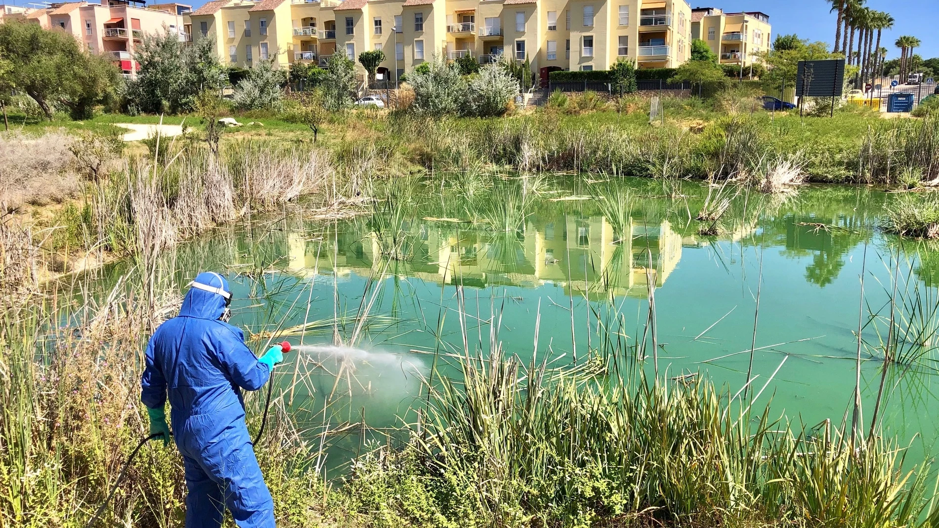 Fumigación contra el virus del Nilo