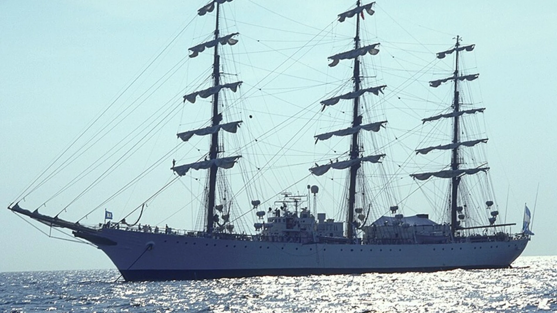 La fragata Libertad.