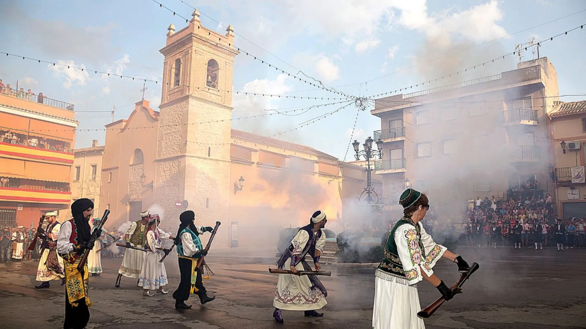 Fiestas Moros y Cristianos en Caudete (Ciudad Real).