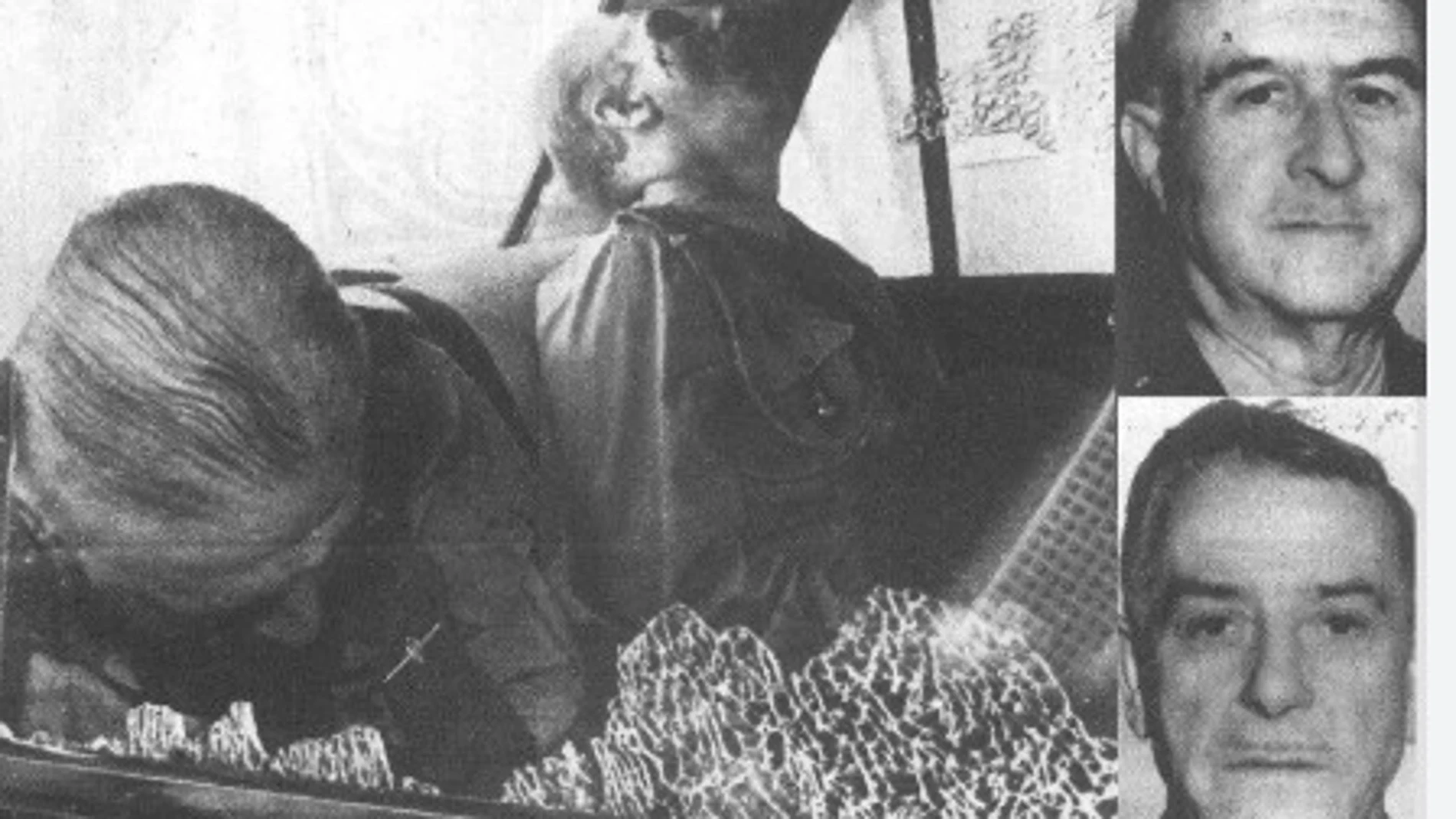 Los dos militares asesinados en el interior del coche oficial