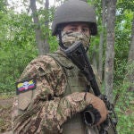 'Cráneo', exsoldado del Ejército colombiano y soldado voluntario de la unidad 'Guajiro'