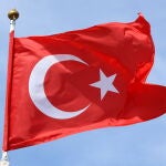 Imagen de archivo de la bandera de Turquía