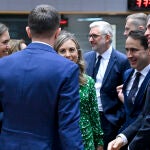 Corro de ministros europeos en la reunión del Consejo de Asuntos Generales celebrada en Bruselas, entre ellos el secretario de Estado de Asuntos Europeos español, Fernando Sampedro (d).