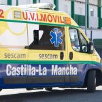 Ambulancia del Sescam.