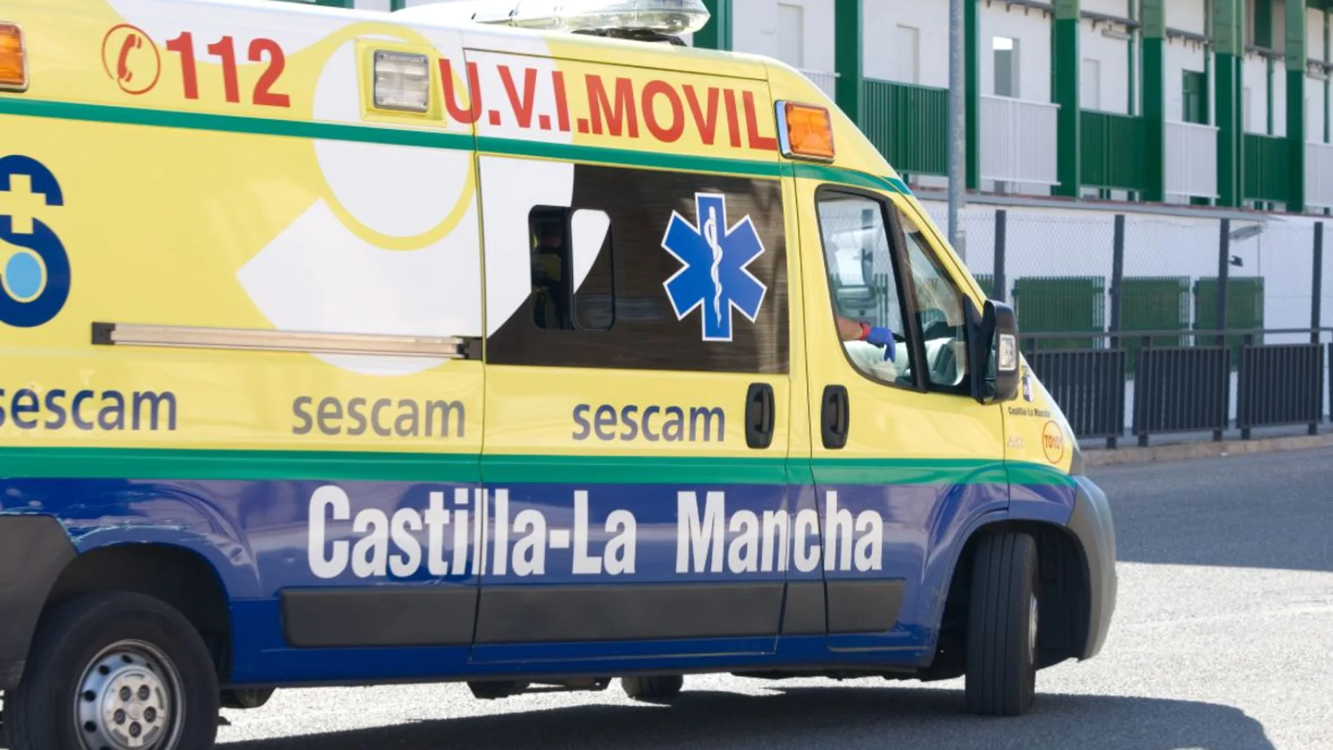Ambulancia del Sescam.