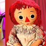 La muñeca Annabelle vuelve a dar qué hablar tras la muerte de uno de sus transportistas y Auronplay reacciona a la notica