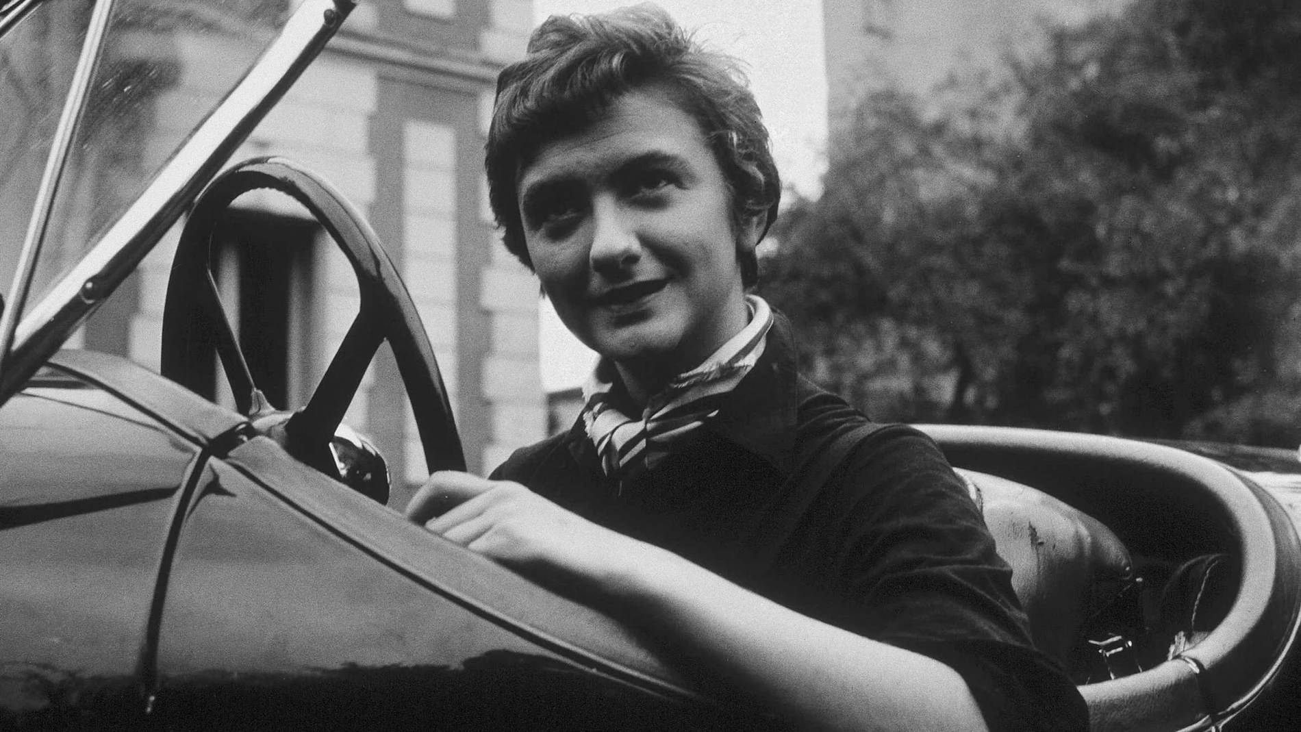 An undated file photograph showing French novelist Francoise Sagan