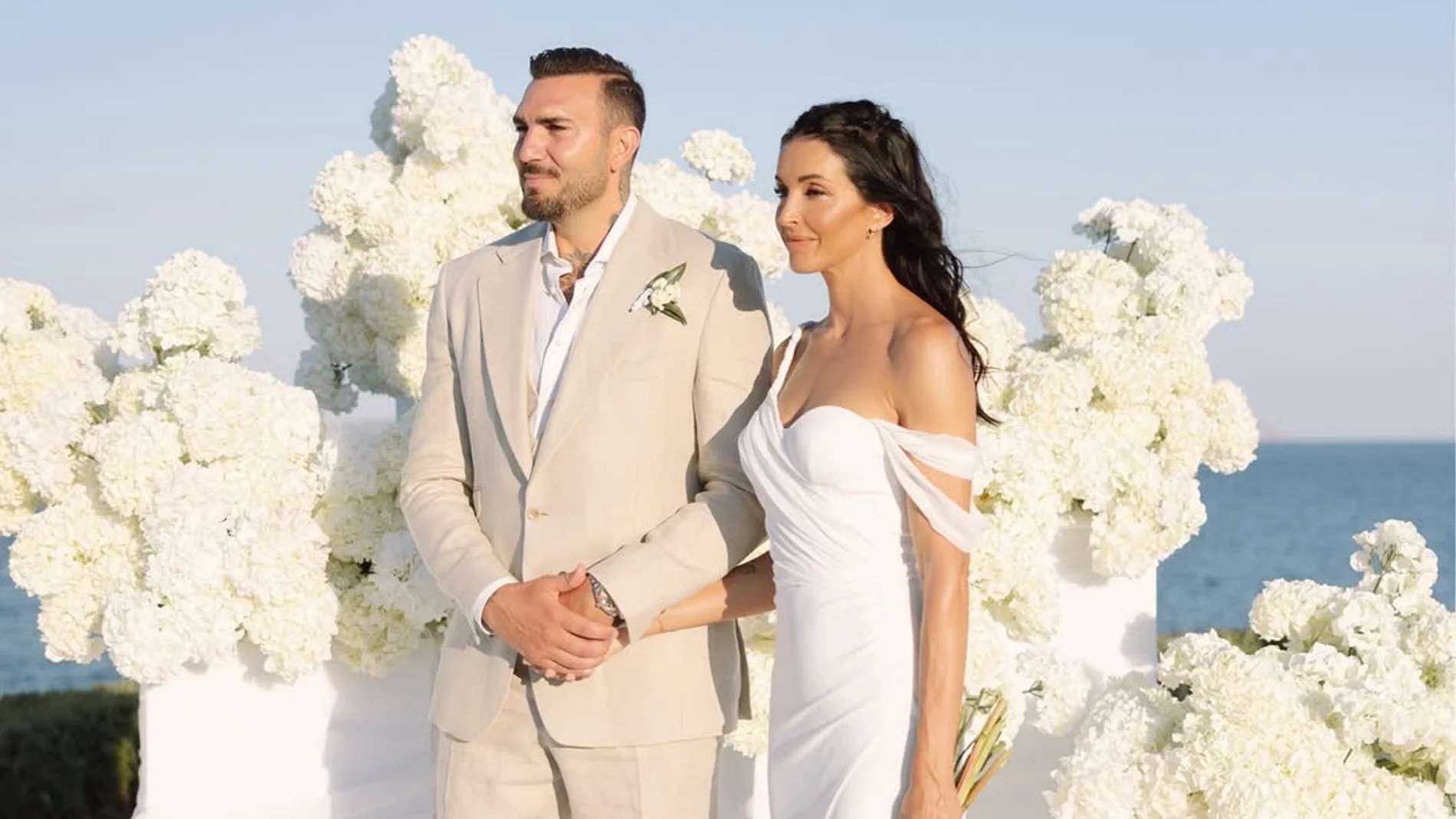 El vestido de novia de Noelia López.