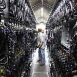 Uno de los centros de datos de Microsoft