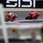 Marc y Bagnaia, en la Q2