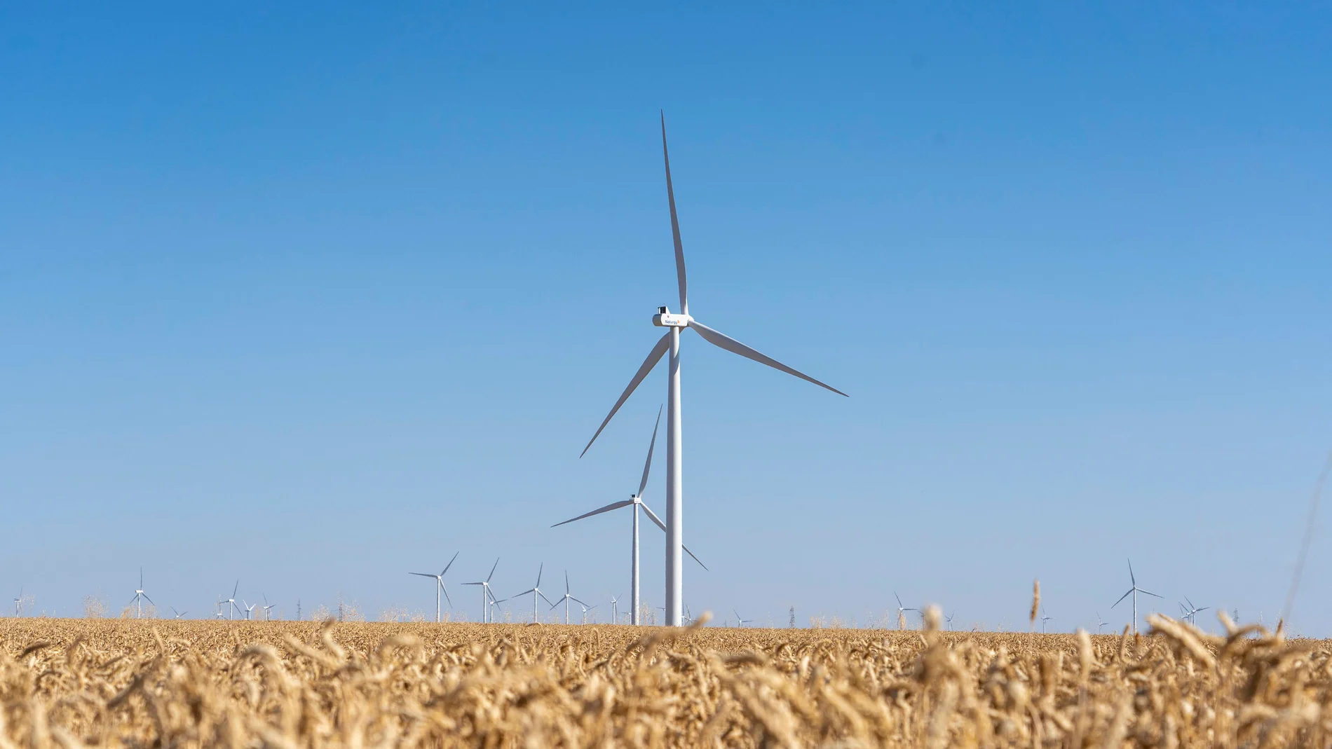 Molino de viento en Tierra de Campos