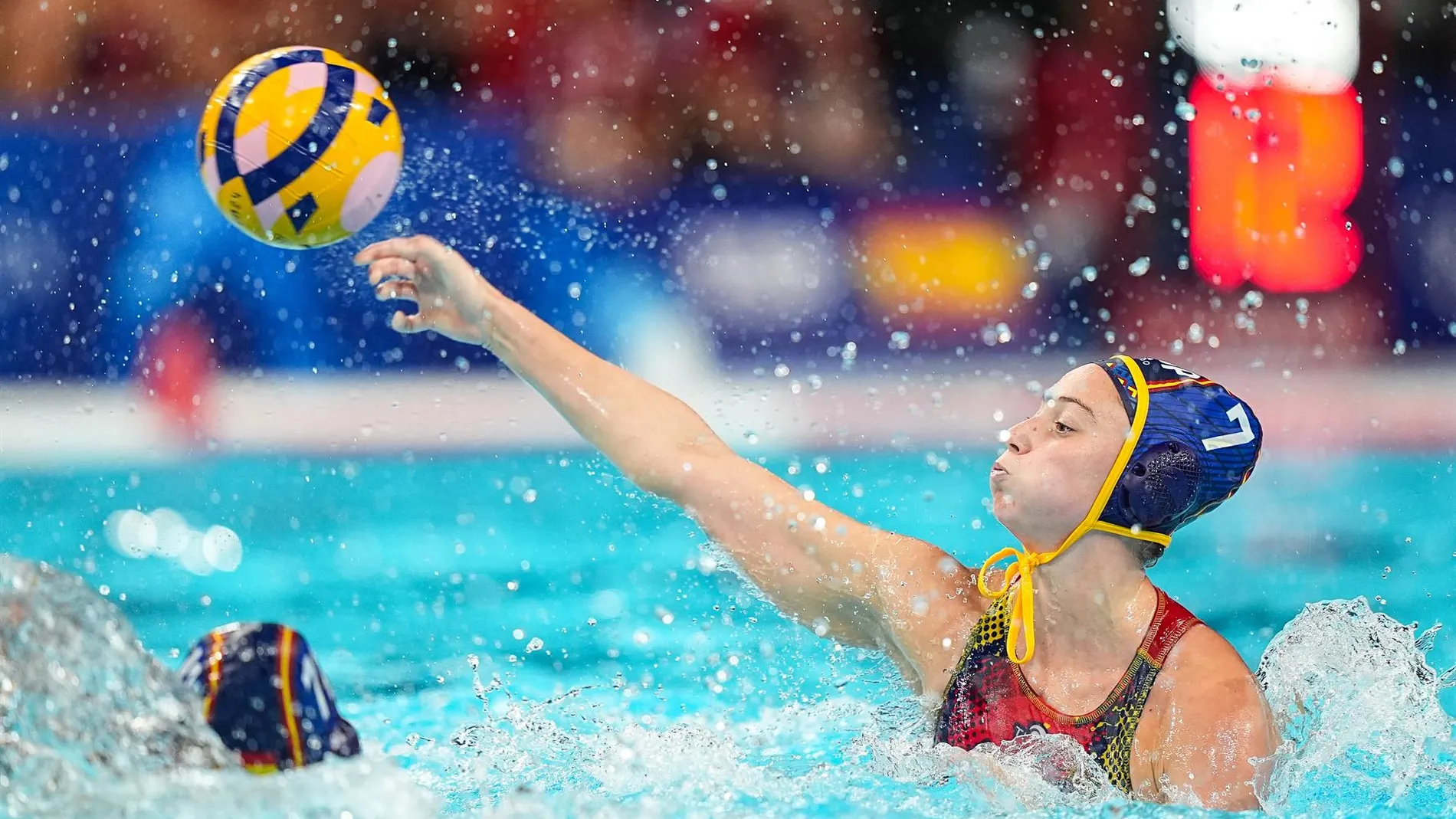 Elena Ruiz, en el partido ante Estados Unidos